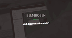 Desktop Screenshot of bembirsen.org.tr